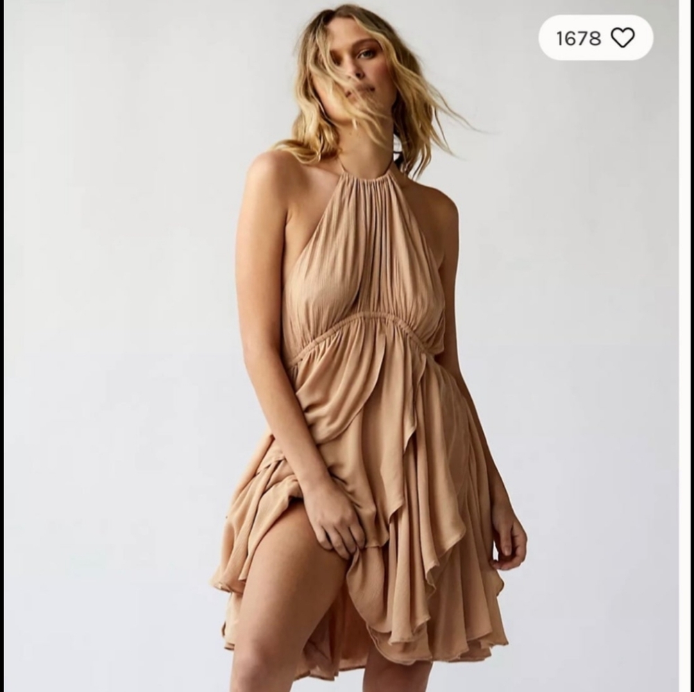 Free People Halter Mini